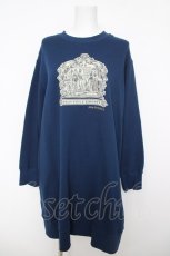 画像1: Jane Marple / Spirit of libertyスウェットドレス M ネイビー Y-26-05-05-033-JM-OP-SZ-ZY (1)