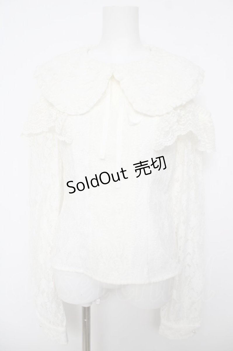画像1: Swankiss / HS romantic lace B/L F ホワイト Y-26-05-05-034-LO-BL-SZ-ZY (1)