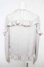 画像2: Angelic Pretty / Lacy Frillブラウス  グレー Y-26-05-05-035-AP-BL-SZ-ZY (2)