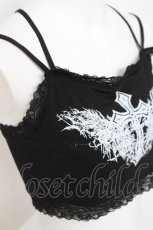 画像3: REFLEM / レース使いキャミソール F ブラック Y-26-05-06-037-PU-TO-SZ-ZY (3)