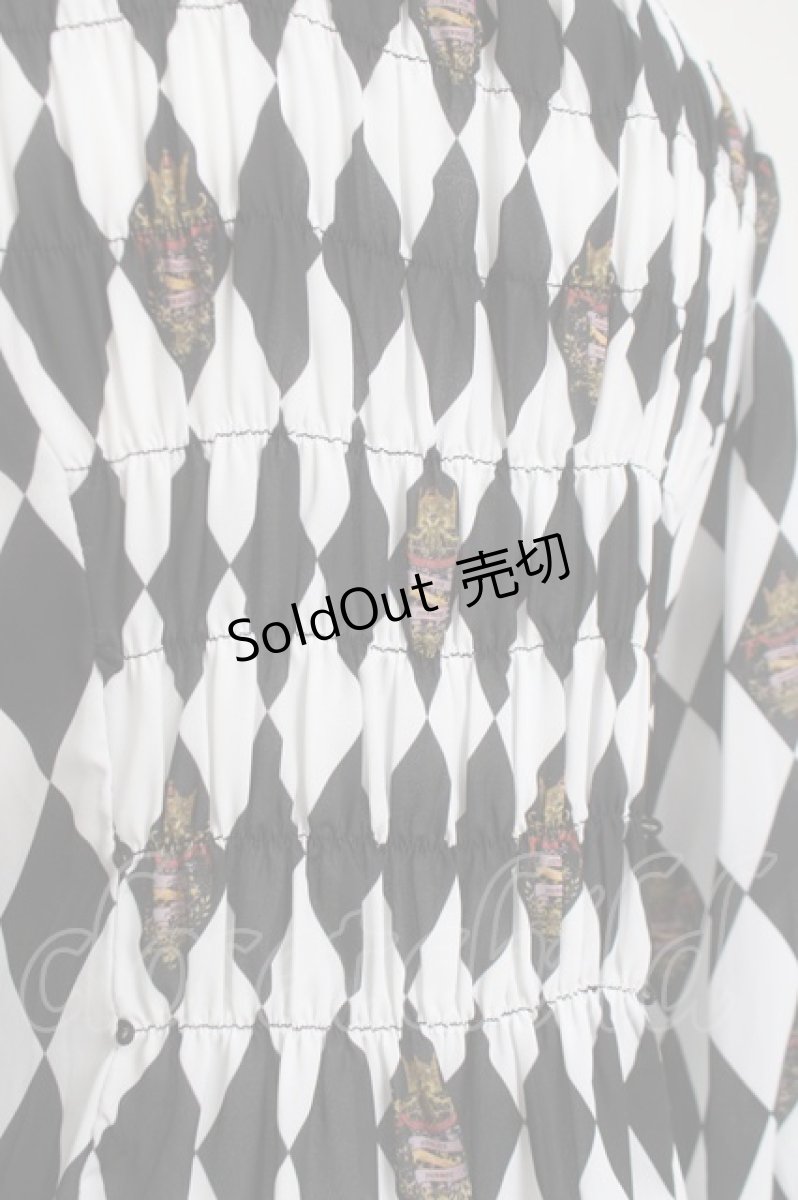 画像4: ATELIER PIERROT / Diamond Circus ブラウス  黒 Y-26-05-06-038-EL-BL-SZ-ZY (4)