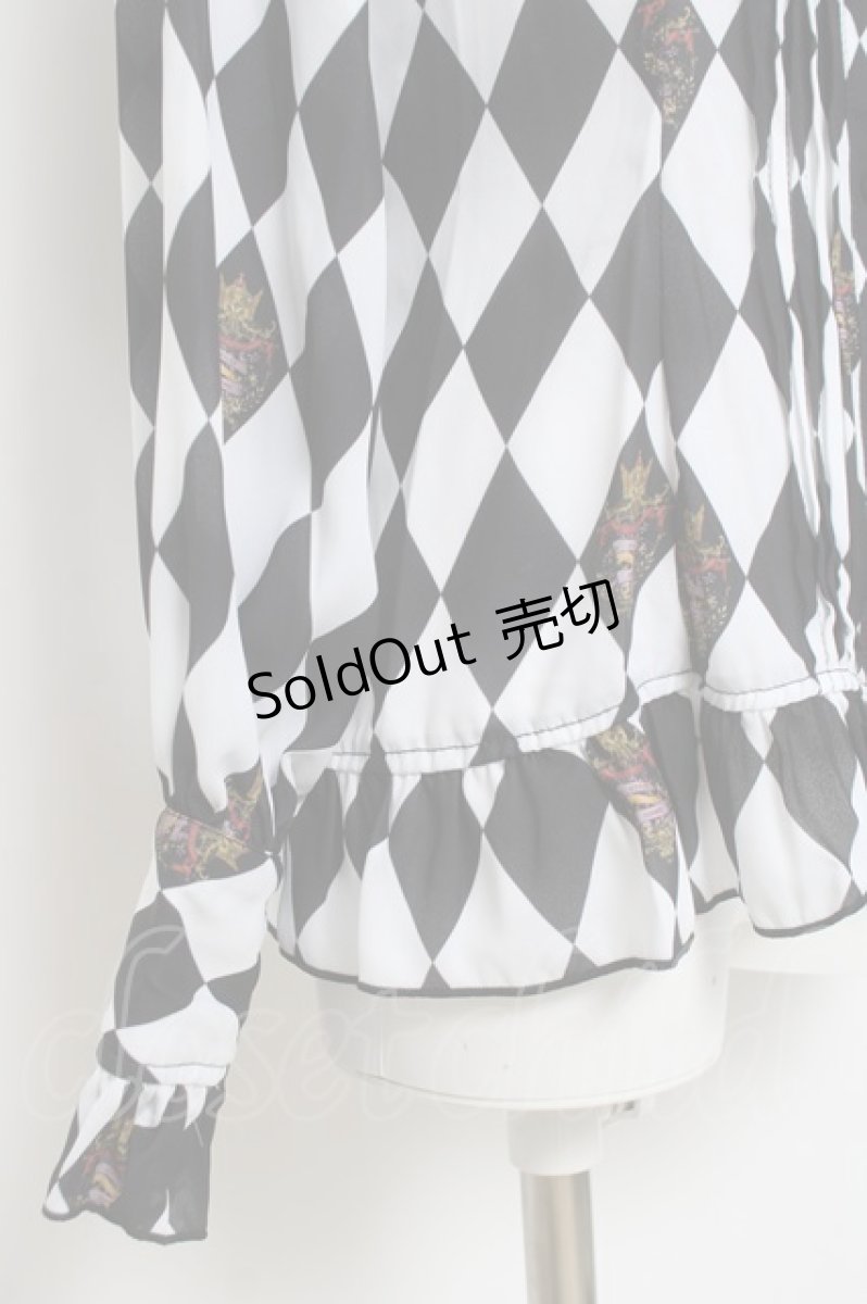 画像6: ATELIER PIERROT / Diamond Circus ブラウス  黒 Y-26-05-06-038-EL-BL-SZ-ZY (6)