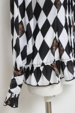 画像6: ATELIER PIERROT / Diamond Circus ブラウス  黒 Y-26-05-06-038-EL-BL-SZ-ZY (6)