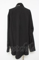 画像2: Amilige / 刺繍入りリボンネクタイ付きシャツ F 黒 Y-26-05-06-041-PU-BL-SZ-ZY (2)