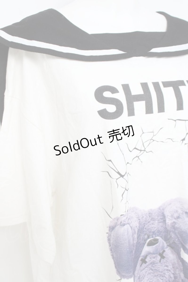 画像3: Amilige / Shit! Bearセーラースウェット F 白 Y-26-05-06-043-PU-TO-SZ-ZY (3)