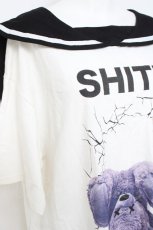 画像3: Amilige / Shit! Bearセーラースウェット F 白 Y-26-05-06-043-PU-TO-SZ-ZY (3)