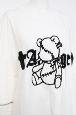 画像3: Amilige / サガラ刺繍くぎベアスウェット F 白 Y-26-05-06-045-PU-TO-SZ-ZY (3)