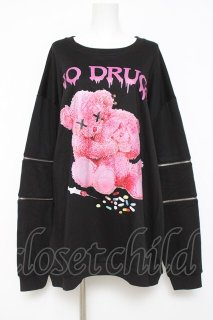 Amilige アミリージュ　Shit Bear 総柄浴衣 ブラック Amilige - closet child オンラインショップ