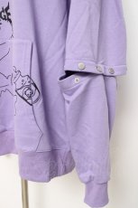 画像3: Amilige / MELT ベアープリントパーカー F パープル Y-26-05-06-051-PU-TO-SZ-ZY (3)