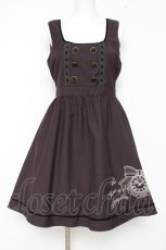 画像1: axes femme POETIQUE / 時計刺繍ジャンスカ  Dブラウン Y-26-05-06-055-AX-OP-SZ-ZY (1)