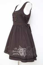 画像2: axes femme POETIQUE / 時計刺繍ジャンスカ  Dブラウン Y-26-05-06-055-AX-OP-SZ-ZY (2)
