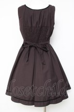 画像3: axes femme POETIQUE / 時計刺繍ジャンスカ  Dブラウン Y-26-05-06-055-AX-OP-SZ-ZY (3)