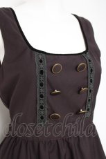 画像4: axes femme POETIQUE / 時計刺繍ジャンスカ  Dブラウン Y-26-05-06-055-AX-OP-SZ-ZY (4)