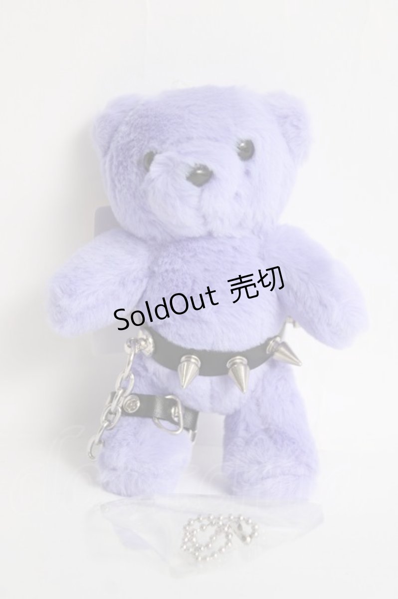 画像1: Amilige / Tied Bearぬいぐるみ  パープル Y-26-05-06-010-PU-ZA-SZ-ZY (1)