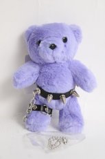 画像1: Amilige / Tied Bearぬいぐるみ  パープル Y-26-05-06-010-PU-ZA-SZ-ZY (1)