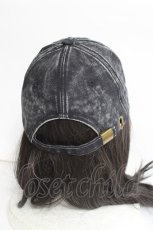 画像3: NOVESSEL / ピグメント加工CAP  黒 Y-26-05-06-011-PU-AC-SZ-ZY (3)