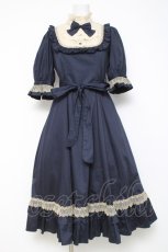 画像1: Victorian maiden / Jewelryクラシカルドールハーフスリーブロングドレス  サファイア Y-26-05-06-073-CL-OP-SZ-ZY (1)