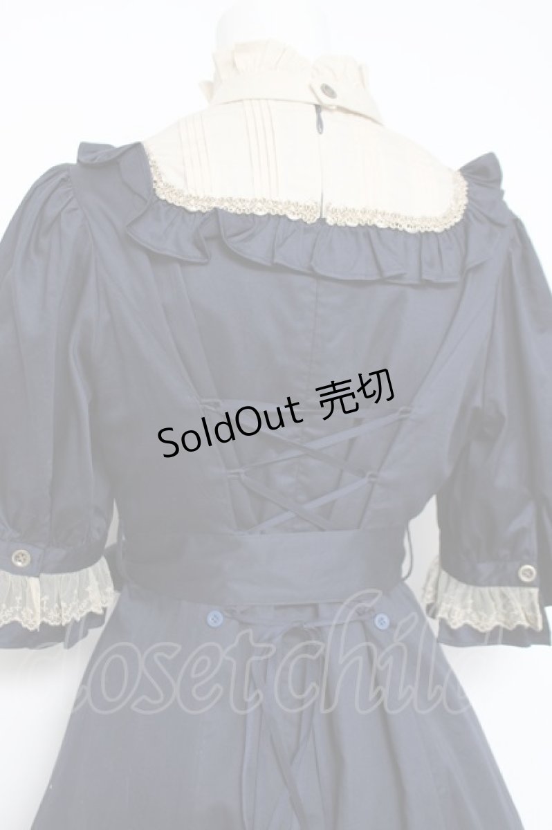 画像3: Victorian maiden / Jewelryクラシカルドールハーフスリーブロングドレス  サファイア Y-26-05-06-073-CL-OP-SZ-ZY (3)