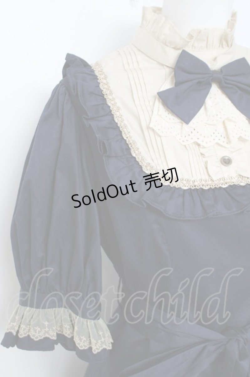 画像4: Victorian maiden / Jewelryクラシカルドールハーフスリーブロングドレス  サファイア Y-26-05-06-073-CL-OP-SZ-ZY (4)
