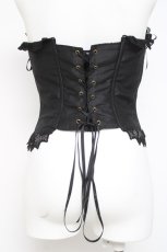 画像3: ATELIER PIERROT / Lace Up Long Corset  黒 Y-26-05-06-074-EL-TO-SZ-ZY (3)
