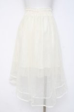 画像2: axes femme kawaii / チュールレーススカート  生成り Y-26-05-06-077-AX-SK-SZ-ZY (2)