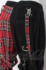 画像3: REFLEM / ボンテージカーゴパンツ F ブラック/レッド Y-26-05-06-081-PU-PA-SZ-ZY (3)