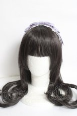 画像2: axes femme kawaii / レースリボンカチューシャ  ラベンダー Y-26-05-06-013-AX-AC-SZ-ZY (2)