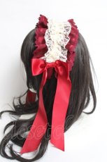 画像2: axes femme kawaii / ブリムカチューシャ  アカ Y-26-05-06-015-AX-AC-SZ-ZY (2)