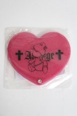 画像1: Amilige / ラメ入りスライドミラー　ノベルティ  ピンク Y-26-05-06-005-PU-ZA-SZ-ZY (1)