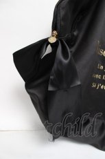 画像3: Maison de FLEUR / コンパクトキャリーバッグ F ブラック Y-26-05-08-038-LO-BG-SZ-ZY (3)