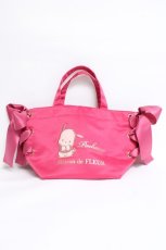 画像1: Maison de FLEUR / あざとPochaccoサイドリボントート F ショッキングピンク Y-26-05-08-041-LO-BG-SZ-ZY (1)