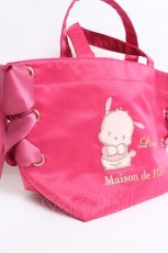 画像3: Maison de FLEUR / あざとPochaccoサイドリボントート F ショッキングピンク Y-26-05-08-041-LO-BG-SZ-ZY (3)