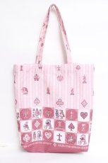 画像2: BABY,THE STARS SHINE BRIGHT / チェスアリス〜あの日の私の宝物〜柄トートBag  ピンク Y-26-05-08-043-BA-BG-SZ-ZY (2)