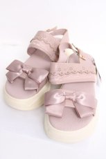 画像1: m petit by misako / AMリボンスニーカーサンダル M ピンク Y-26-05-08-050-LO-SH-SZ-ZY (1)