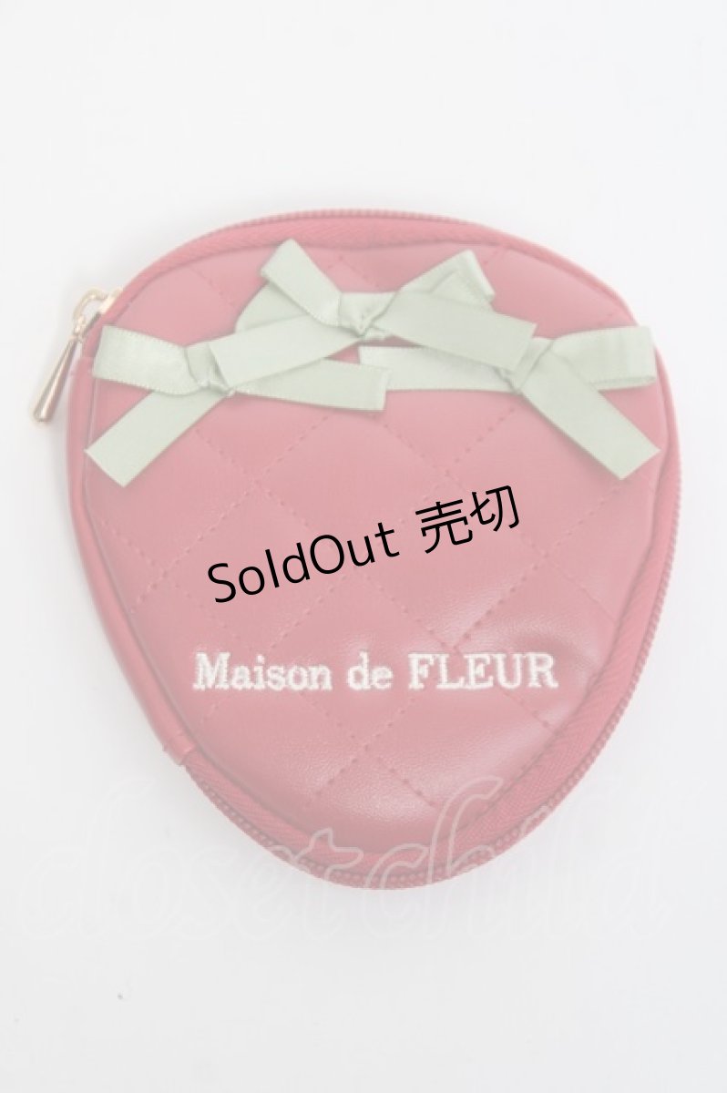画像1: Maison de FLEUR / いちごアクセサリーケースBOOK  レッド Y-26-05-08-006-LO-ZA-SZ-ZY (1)