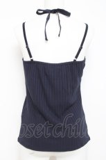 画像3: axes femme / ホルター付きガーデンキャミ M 紺 Y-26-05-08-055-AX-TO-SZ-ZY (3)