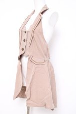 画像2: axes femme POETIQUE / クラシックホルターベスト M ベージュ Y-26-05-08-059-AX-TO-SZ-ZY (2)