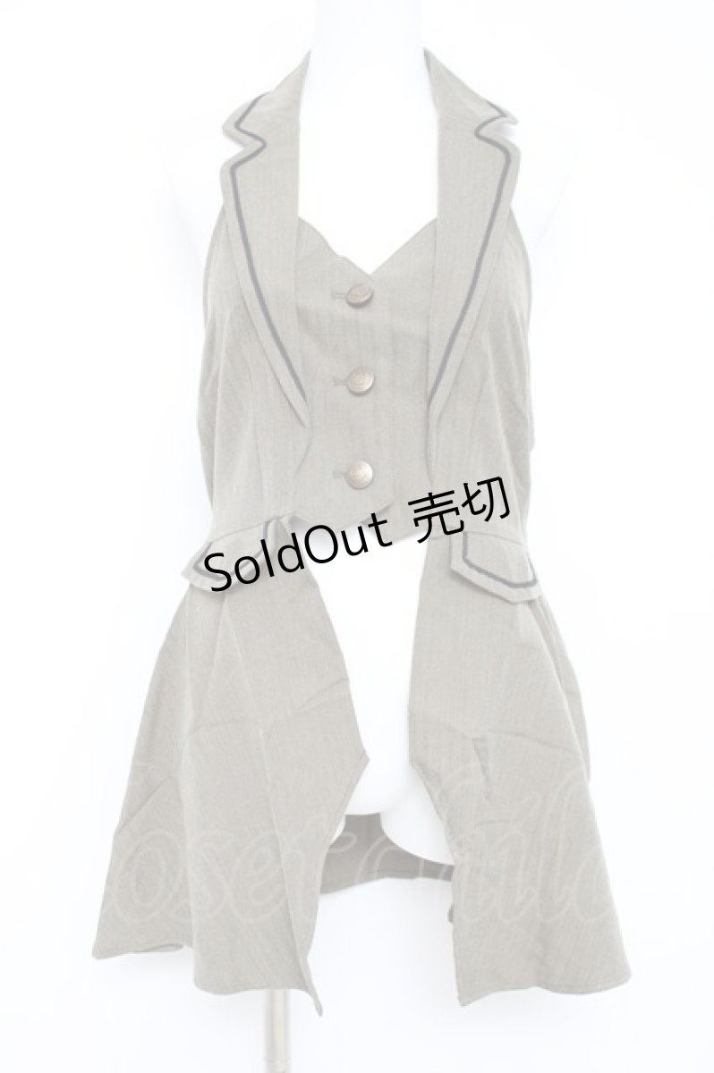 画像1: axes femme POETIQUE / クラシックホルターベスト M カーキ Y-26-05-08-060-AX-TO-SZ-ZS (1)
