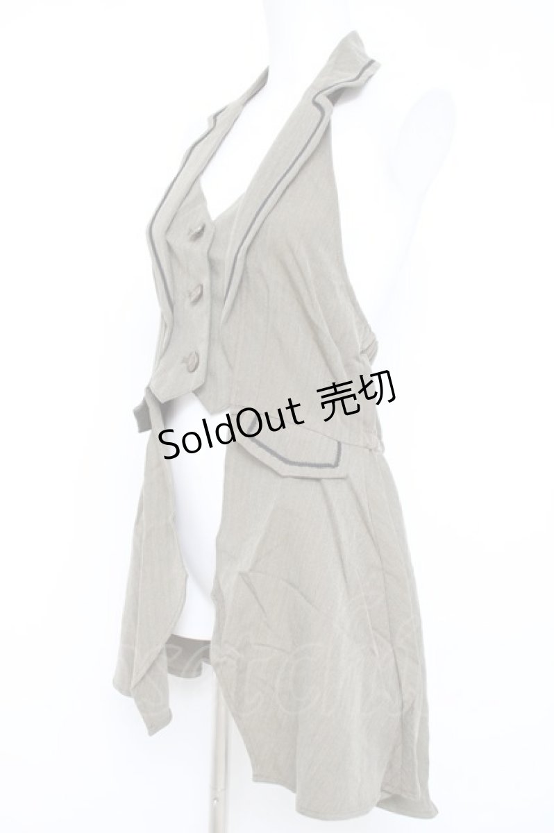 画像2: axes femme POETIQUE / クラシックホルターベスト M カーキ Y-26-05-08-060-AX-TO-SZ-ZS (2)