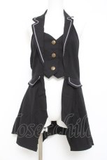画像1: axes femme POETIQUE / クラシックホルターベスト M 黒 Y-26-05-08-061-AX-TO-SZ-ZY (1)