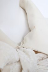 画像4: axes femme / リボン付レースフリルコート F 生成り Y-26-05-08-064-AX-JA-SZ-ZY (4)