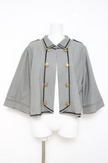 画像1: axes femme / ダブルボタンカレッジジャケット F グレー Y-26-05-08-067-AX-JA-SZ-ZY (1)