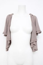 画像1: axes femme / フード付トッパーカーデ M チャコール Y-26-05-08-119-AX-TO-SZ-ZY (1)
