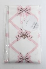 画像1: BABY,THE STARS SHINE BRIGHT / リボン柄プリントオーバーニーソックス  ピンク Y-26-05-08-020-BA-ZA-SZ-ZY (1)