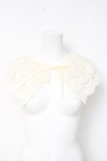 画像1: m petit by misako / AMダブルレースツケエリ  中シロ Y-26-05-08-023-LO-ZA-SZ-ZY (1)