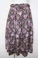 画像1: axes femme NOSTALGIE / オーナメントスカート M ワイン Y-26-05-08-184-AX-SK-SZ-ZY (1)