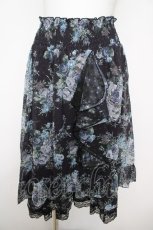 画像1: axes femme / 花柄マルチWAYスカート F 黒 Y-26-05-08-200-AX-SK-SZ-ZY (1)
