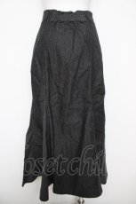 画像2: axes femme / 刺繍入デニムマーメイドスカート F 黒 Y-26-05-08-203-AX-SK-SZ-ZY (2)