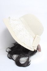 画像3: m petit by misako / リボンブレードハット  ベージュ Y-26-05-08-027-LO-AC-SZ-ZY (3)