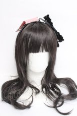 画像4: m petit by misako / AMリボンカチューシャ  黒 Y-26-05-08-030-LO-AC-SZ-ZY (4)